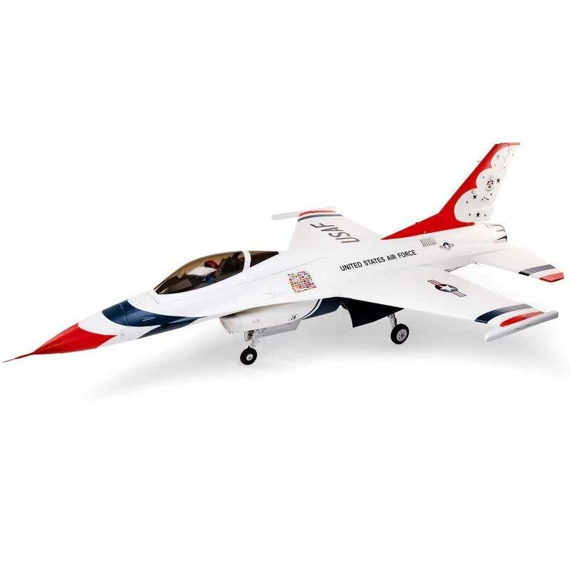 E-Flite # 87970    F-16 Thunderbirds 80mm EDF BNF Basic w AS3X and SAFE Select - Image 1 of 1