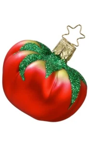 Inge Glas Tomate 1-099-10 Deutsches Glas Weihnachtsschmuck NEU mit KOSTENLOSER Geschenkbox - Bild 1 von 1