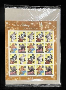 2007 The Art of Disney "Imagination" Sheet of 20 - .42¢ Stamps NEW Factory Seald - Picture 1 of 3
