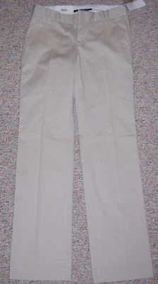 GAP Khaki Straight Leg Low Waist Pants Inseam 31.5 Size 1 Regular Junior NWT - Image 1 of 4