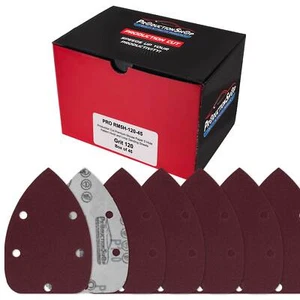 120 Grit 5-Hole Pattern Hook & Loop Mouse Sander Sandpaper Sheets, Box of 45 - Bild 1 von 5