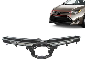 For 2017 2018 2019 Toyota Corolla Grille Front Bumper Upper Grill Assembly - Picture 1 of 8