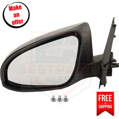 Kool Vue 879400DB10-PFM Manual Mirror left side paintable for 2014 Toyota Yaris - Изображение 1 из 4
