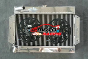 NEW FIT For MG MGB GT / Roadster 1.8L 3.5L 1968-1975 Aluminum Radiator & FAN - Picture 1 of 7
