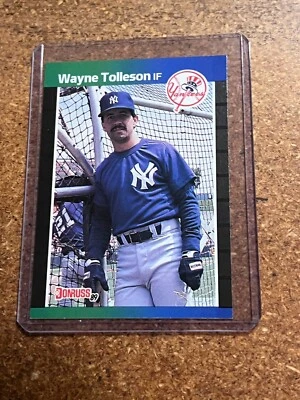 1989 Donruss Baseball # 659 Wayne Tolleson - Image 1 of 2