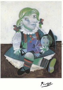 Cartolina: Pablo Picasso - Maya con bambola - Foto 1 di 1