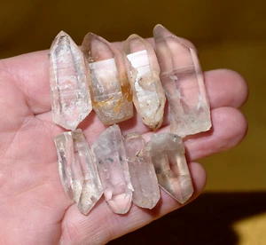 Puntos de joyería de cristal excavados a mano surtidos recogidos en Arkansas, Montana, Veracruz - Imagen 1 de 7