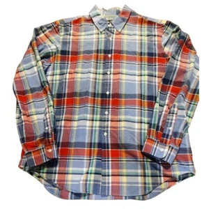 Ralph Lauren Men's XL Plaid Long Sleeve Button-Up Shirt Multi Color Polo Logo - Picture 1 of 11