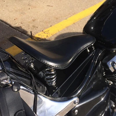 Asiento individual con resorte de motocicleta de 3"" para Yamaha V-Star 250 650 950 1100 1300 Bobber Foto 1 de 4