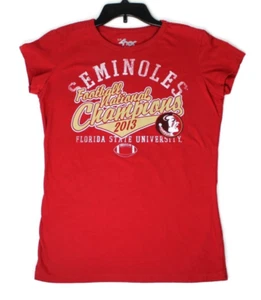 FSU Florida State Seminoles 2013 Football National Champions rotes Shirt Damen M - Bild 1 von 13