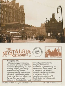 Postcard Glasgow St Enoch Railway & Subway Stations 1933 - Nostalgia - Picture 1 of 3