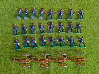 Hät 8039 Napoleonic French Line Horse Artillery bemalt 1:72 Figuren - Bild 1 von 3