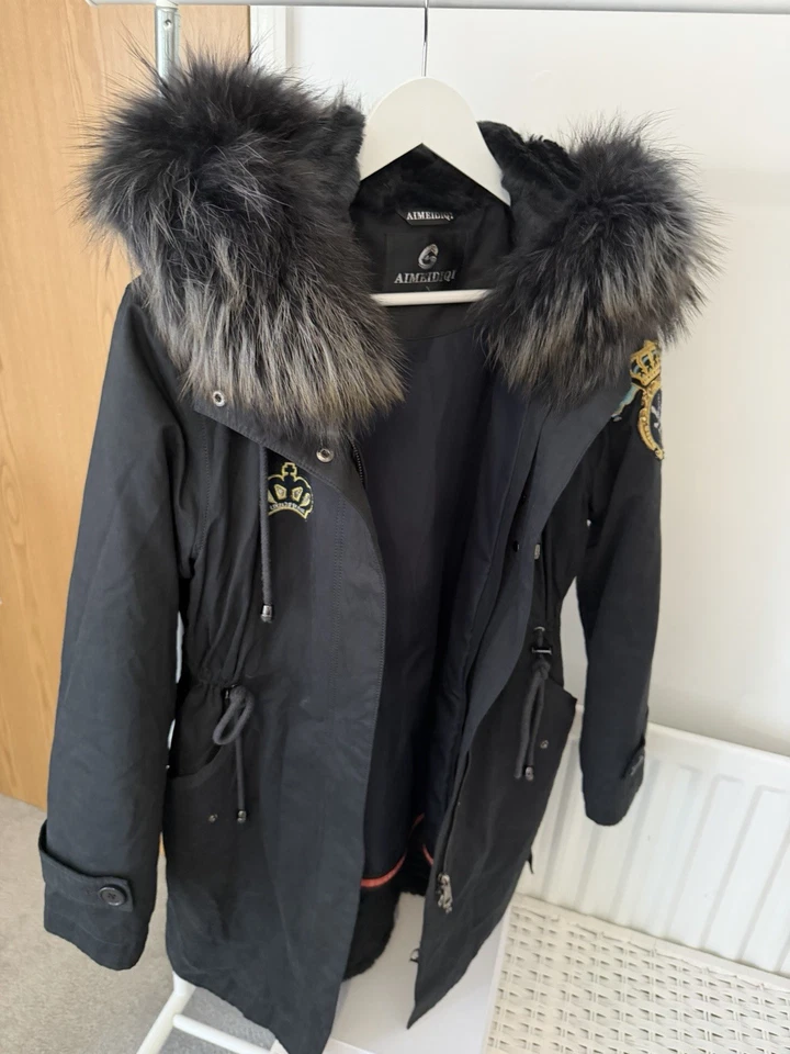 Women’s Parka with Genuine Fur Trim - Image 1 of 4