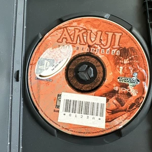 Akuji the Heartless (Sony PlayStation 1, 1998) PS1 Disk Only - Tested & Working - Picture 1 of 3
