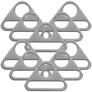  10 Pcs Underwear Adjustment Buckle Suspender Buckles Triangle Shaped - Picture 1 of 12
