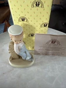 Vintage 1994 Enesco Ricordi di ieri navighiamo insieme 525707 con scatola+ - Foto 1 di 6