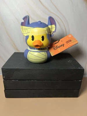 Disfraz de momia personaje puntada de Halloween personaje azul pato de goma Foto 1 de 4