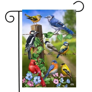 Briarwood Lane Country Birds Spring Garden Flag - Picture 1 of 4