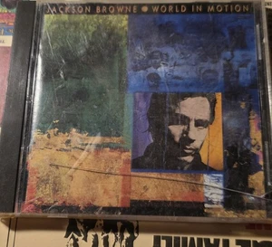 Jackson Browne World In Motion CD - Picture 1 of 4