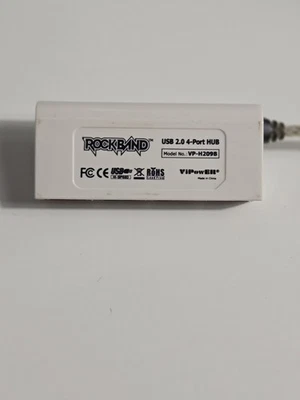 Rock Band Xbox 360 Wii PS2 PS3 USB 2.0 4 puertos Hub ViPower VP-H209B Dongle -D7 Foto 1 de 3