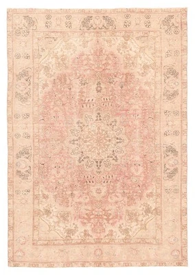 Traditional Vintage Hand-Knotted Oriental Carpet 6'5" x 9'3" Wool Area Rug - Image 1 of 4