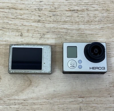 GoPro HERO3 Silver Edition Action Camera- With LCD Bacpac UNTESTED - Image 1 of 4