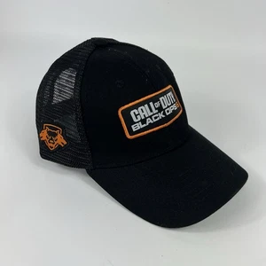 Gorra Call Of Duty Black Ops 6 Little Caesars Crew de malla negra con tirantes - Imagen 1 de 5