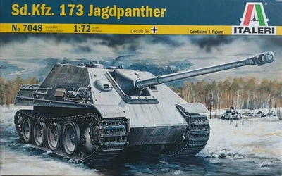 ✅ ITALERI 7048 - Scala 1 : 72 SD.KFZ.173 JAGDPANTHER Seconda Guerra Mondiale - Immagine 1 di 4