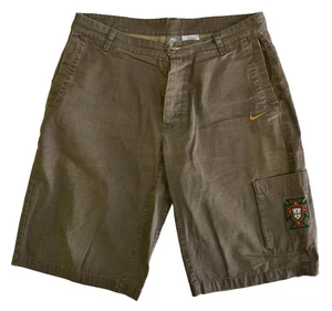 PANTALONES CORTOS DE FÚTBOL SELECCIÓN PORTUGAL 2008/2009 NIKE TALLA L - Imagen 1 de 9