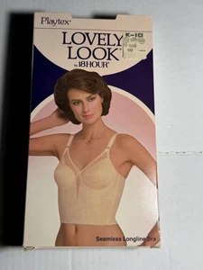Vintage Playtex BH Neu aus altem Lagerbestand Longline 18 Stunden schöner Look 38B Longline - Bild 1 von 10