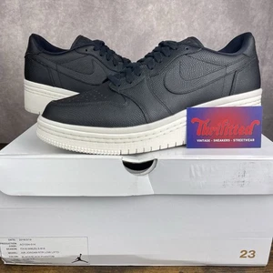 NEW Promo Sample Air Jordan 1 Low Lifted Black Phantom Size 13.5 W AO1334-014 OG - Picture 1 of 10