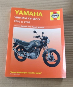 Haynes YAMAHA YBR125 & XT125R/X 2005-2009 Service & Repair Manual - Picture 1 of 5