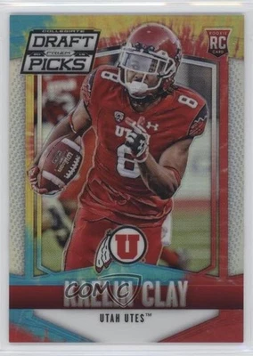 2015 Panini Prizm Collegiate Draft Picks Tie-Dye /49 Kaelin Clay #249 Rookie RC - Image 1 of 2