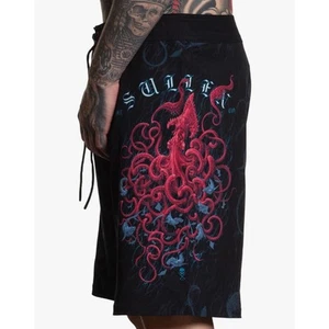 Sullen Kraken Tattoo Lifestyle Graphic Beach Swim New With Tags Men’s 34 - Imagen 1 de 7