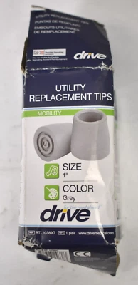 Puntas de repuesto Drive Medical Utility RTL10389G gris par movilidad uso andador Foto 1 de 4