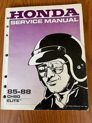 MANUAL DE SERVICIO HONDA 85-55 CH80 ELITE Foto 1 de 2