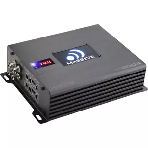 Massive Audio HIPPO Series 220W RMS x4 2-Ohm 4-Channel Amplifier / MA-H800.4 - Picture 1 of 7
