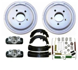 Brake Drums Shoes Cylinder 01-02 4WD For Ford Ranger W Larger 10" Drum 6pc - Picture 1 of 7