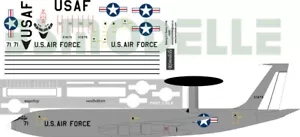 BSmodelle Boeing E3 Calcomanía centinela escala 1\144 - Imagen 1 de 2