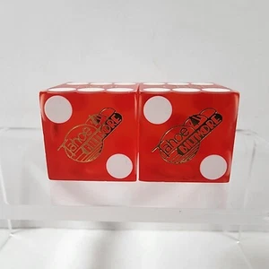 Tahoe Biltmore Lake Tahoe Dice Lot Of 2 Matching Numbers #1368 - Picture 1 of 6