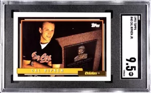 1992 Topps #40 Cal Ripken Jr SGC 9.5 MINT+ HOF Ironman Orioles - Picture 1 of 1