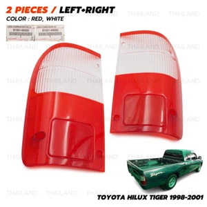 Pair Lens Tail Lamps Lights For Toyota Hilux Tiger D4D Mk4 LN145 1998 - 2001 - Picture 1 of 10