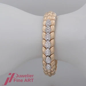 WEMPE Brillant-Armreif / Spange - 63 Brillanten ges.ca. 0,80ct-18K/750 Gold - Bild 1 von 5