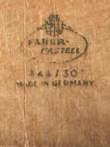 Antigua regla cuadrada en T de madera Faber Castell de colección hecha en Alemania - Imagen 1 de 6