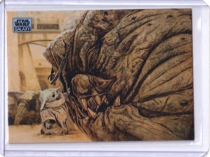 2024 Topp Chrome Star Wars Galaxy Calming Touch Refractor #53 - Picture 1 of 2