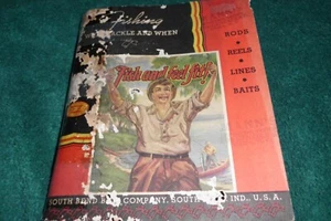 1938 South Bend Bait Co. Fishing Tackle catalog Brochure Advertising - Picture 1 of 5