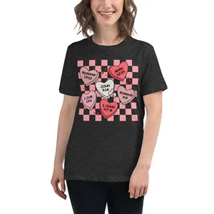 Valentines Day Gift Women’s Relaxed T-Shirt - Picture 1 of 13