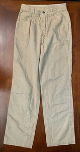 VTG 1970's Rose Hips Women's Carpenter Jeans - 26" Waist, Yellow & Blue Striped - Picture 1 of 8