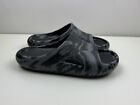 Crocs Mellow Slide Marbled Grey Black Sandal Men 6 Women 8 Slip On Recovery