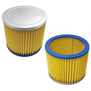 2 x Wet & Dry Cylinder Filters for EARLEX Powervac WD1200P, WDACC13 20 Litre - Picture 1 of 4